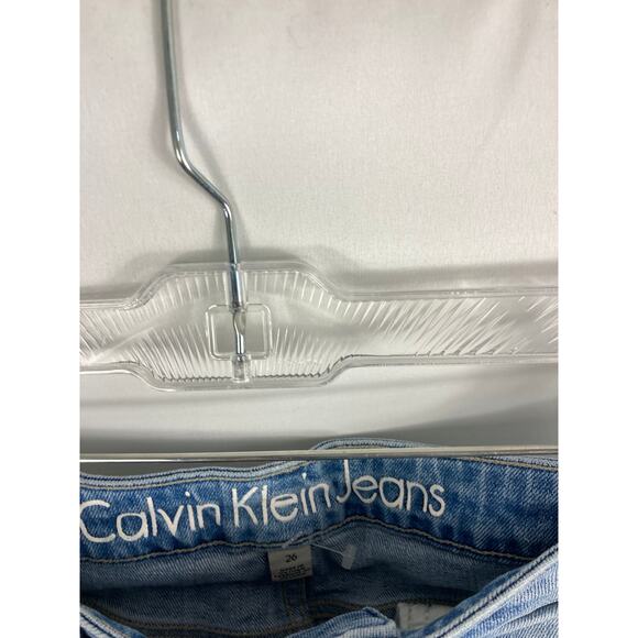 Calvin Klein Cutoff Jean Shorts Size 26 - Picture 3 of 5